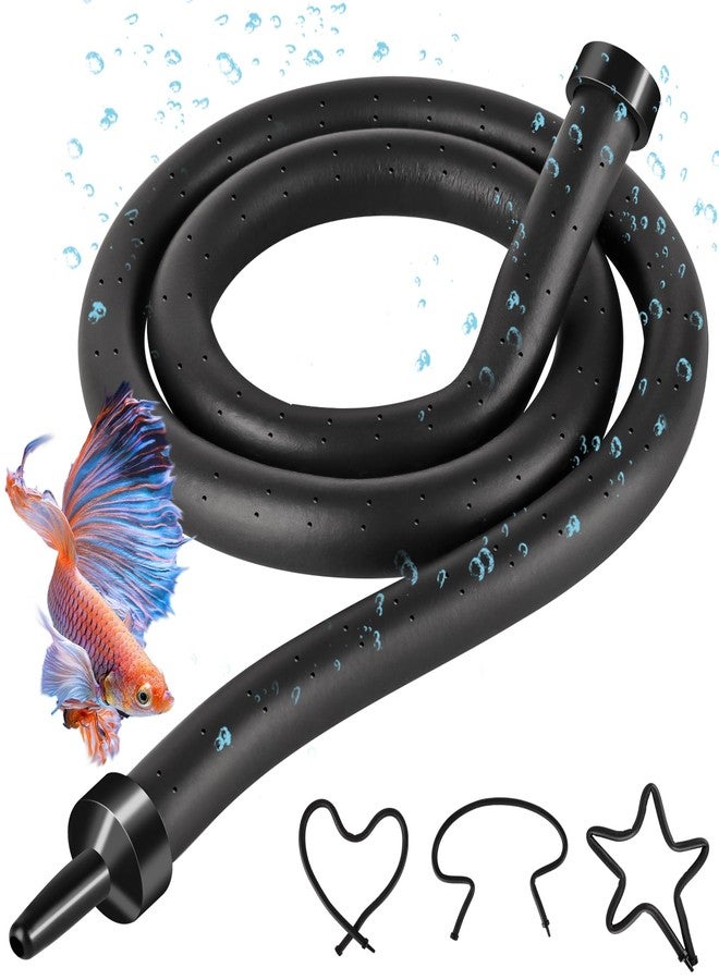 HouseUp Air Stones for Aquariums,Deformable Long air Stone 60cm (23.6inches) Supple Aquarium air Stones fit for widely Aquarium air Pump, Rich Styling Aquarium Bubble Decorations Wall - Image 1